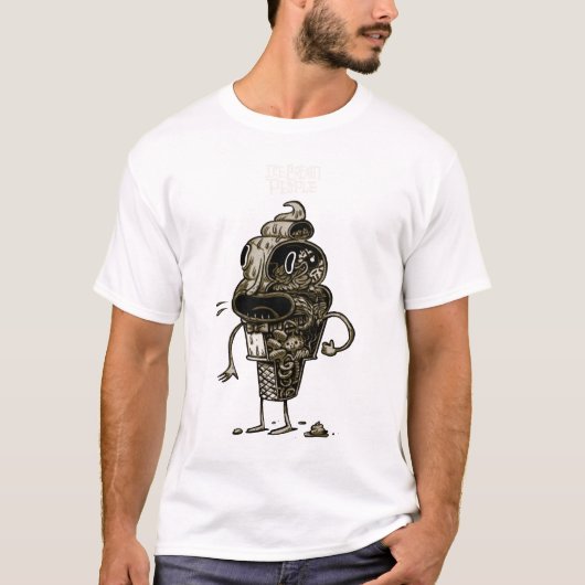 kerel, draai om t-shirt (Voorkant)