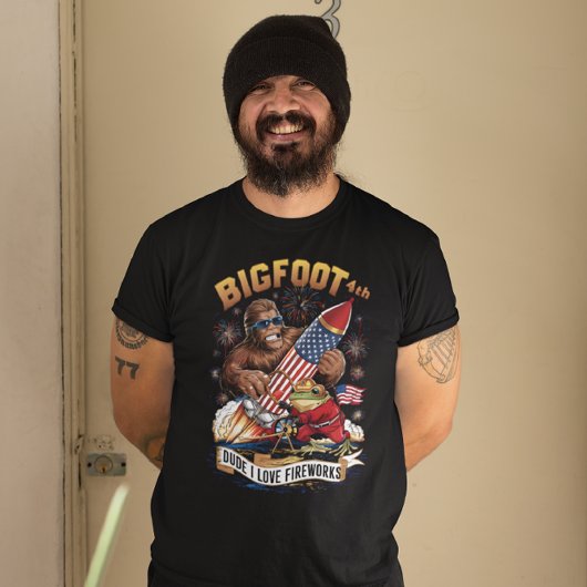 KEREL IK HOU VAN VUURWERK Bigfoots T-shirt