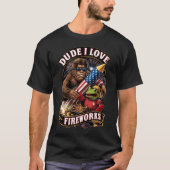 KEREL IK HOU VAN VUURWERK T-SHIRT (Voorkant)