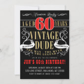 Kerel Man Myth Legend Mannen 60ste verjaardag I Kaart (Voorkant)