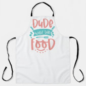 Kerel met eten schort (Voorkant)