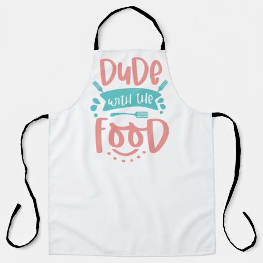 Kerel met eten schort (Voorkant)