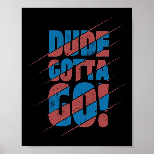 Kerel Moet Weg! Poster (Voorkant)