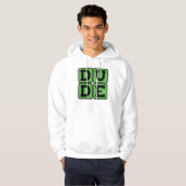 KEREL Slaapkop grapfig vierletterontwerp Hoodie (Voorkant volledig)