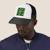 KEREL Slaapkop Grappig Vier Letterig Ontwerp Slack Trucker Pet (In situ)