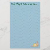 Kerel Snailey Briefpapier (Voorkant)