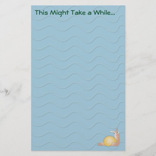 Kerel Snailey Briefpapier (Voorkant)