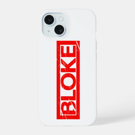 Kerel Stempel iPhone 15 Case (Achterkant)