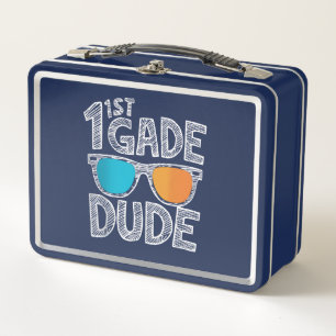 Kerel van de eerste klas gaat weer naar school lee