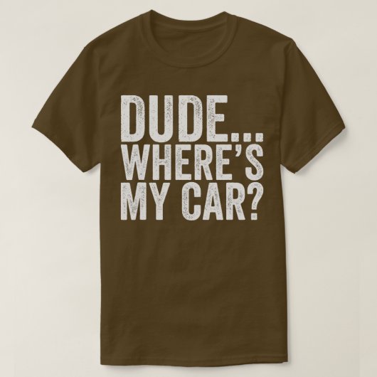 Kerel waar mijn auto grappig is t-shirt (Design voorkant)