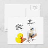 kerel wat er gebeurde briefkaart (Voorkant / Achterkant)
