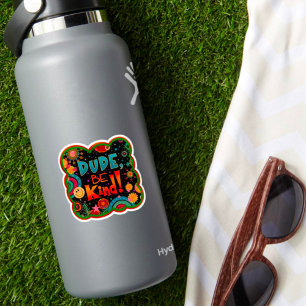 Kerel Wees vriendelijk leuk kleurrijke vriendelijk Sticker