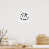 Kerel WTF Smilie Poster (Keuken)
