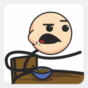 Kerelklever Vierkante Sticker