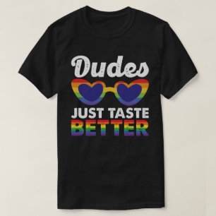 Kerels Smaken Alleen Maar Beter Pride Maand Retro T-shirt
