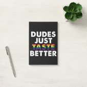 Kerels Smaken gewoon beter Gay Pride Cadeau Idee Post-it® Notes (Kantoor)