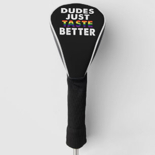 Kerels Smaken gewoon beter Geschenkidee voor Gay P Golfheadcover