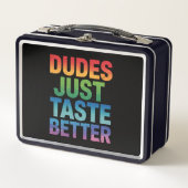 Kerels Smaken gewoon beter Grappige Gay Pride LGBT (Voorkant)