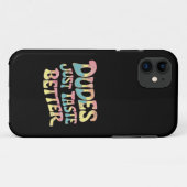 Kerels Smaken gewoon beter LGBT Gay Pride Maand Case-Mate iPhone Case (Achterkant (horizontaal))