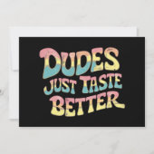 Kerels Smaken gewoon beter LGBT Gay Pride Month Kaart (Voorkant)