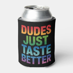 Kerels Smaken Simpelweg Beter Grappige Gay Pride L Blikjeskoeler