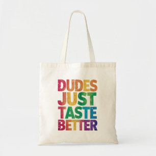 Kerels Smaken Slechter Gedistressed Gay Pride  Tote Bag