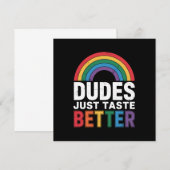 Keren smaken gewoon beter Funny Gay Pride LGBTQ Ca Kaart (Voorkant / Achterkant)