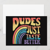 Keren smaken gewoon beter Regenboog Homo Pride Vin Kaart (Voorkant / Achterkant)