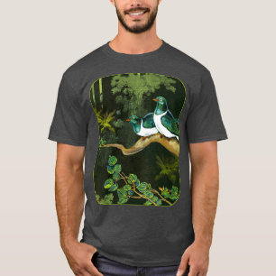 Kereru-duiven in het bos t-shirt
