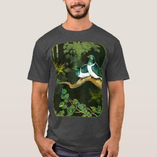 Kereru-duiven in het bos t-shirt