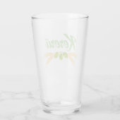 Kereru-hop en gerst glas (Achterkant)