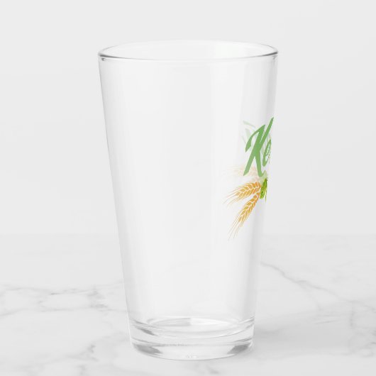 Kereru-hop en gerst glas (Rechts)