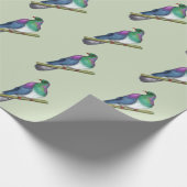 Kereru Houtduif Cadeaupapier (Hoek)