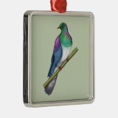 Kereru Houtduif Metalen Ornament (Rechts)