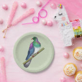 Kereru Houtduif Papieren Bordje (Feest)