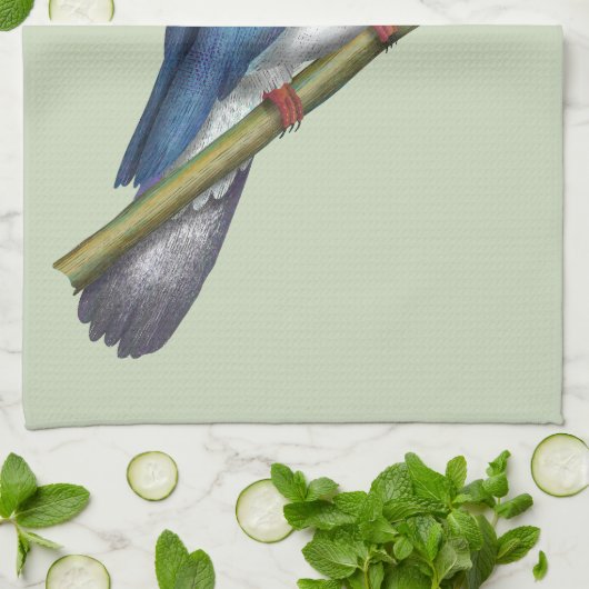 Kereru Houtduif Theedoek (Gevouwen)