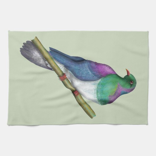 Kereru Houtduif Theedoek (Horizontaal)