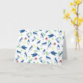 Kereru Houtduivenpatroon NZ vogels Kaart (Gele Bloem)