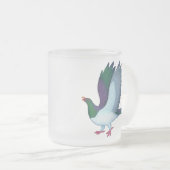 Kereru logo en vogel matglas koffiemok (Voorkant rechts)