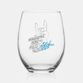 Kericurtou Wijnglas Zonder Voet (Voorkant)