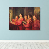 Kerk, 1870 canvas afdruk (Insitu (Houten vloer))