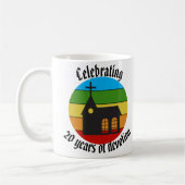 Kerk - 20 jaar devotie vieren koffiemok (Links)