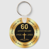Kerk 60ste Jubileum of 60ste Jubileum gunsten Sleutelhanger (Voorkant)