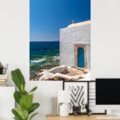 Kerk aan de kust poster (Thuiskantoor)