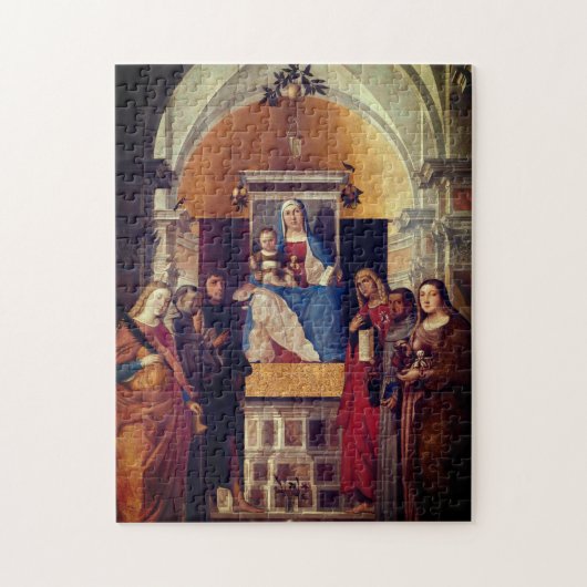 Kerk Baptisme  middeleeuwse kunst Legpuzzel (Verticaal)