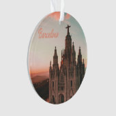 Kerk Barcelona Spanje Ornament (voorkant)