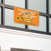 Kerk Bazaar Spandoek (Buitenkant Gebouw)