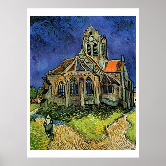 Kerk bij Auvers, The Poster (Voorkant)