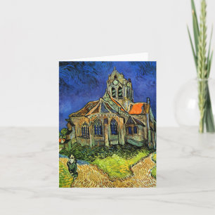 Kerk bij Auvers Van Gogh Fine Art. Kaart