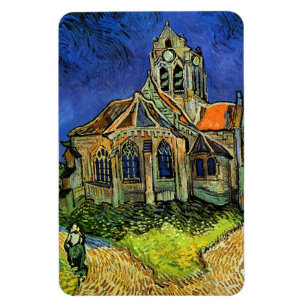 Kerk bij Auvers Van Gogh Fine Art. Magneet